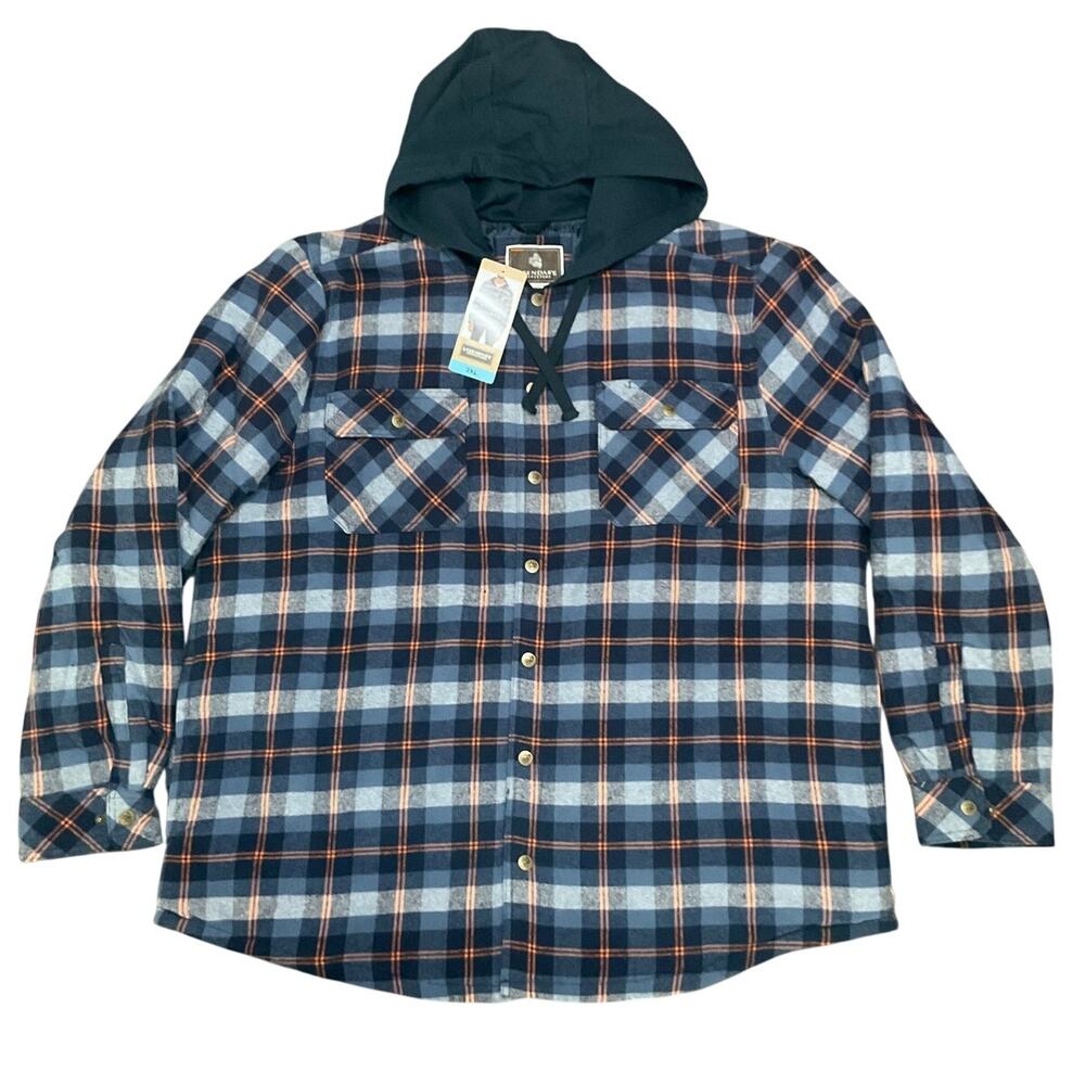 Legendary Outfitters Men's Hoodie Shirt Jacket Size 3XL NWT